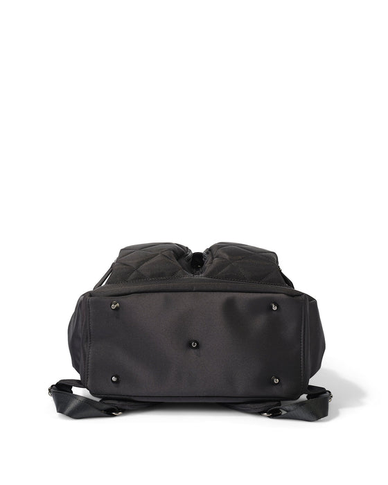 Signature Nappy Backpack - Black Diamond Quilt Nylon