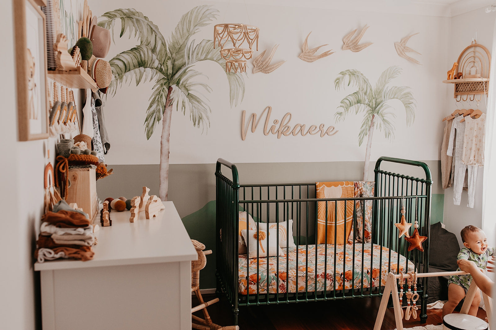 Mikaere's Nursery | A Baby Room That Celebrates Nature-OiOi