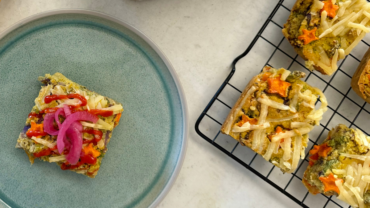 Rainbow Veggie Slice: A Vegan BLW Delight For Toddlers — OiOi