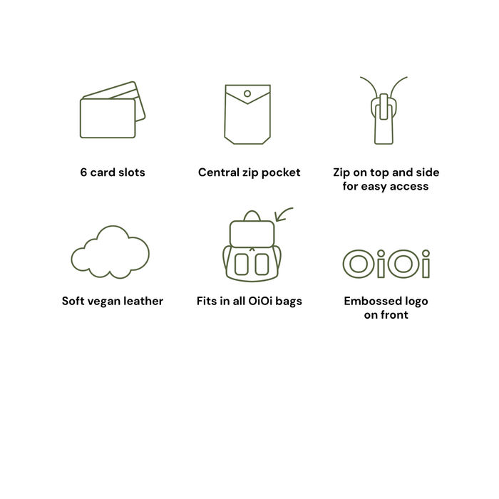 Card Wallet - Oat Vegan Leather