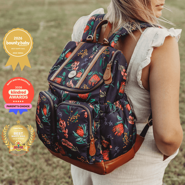 Signature Nappy Backpack - Botanical Floral Nylon