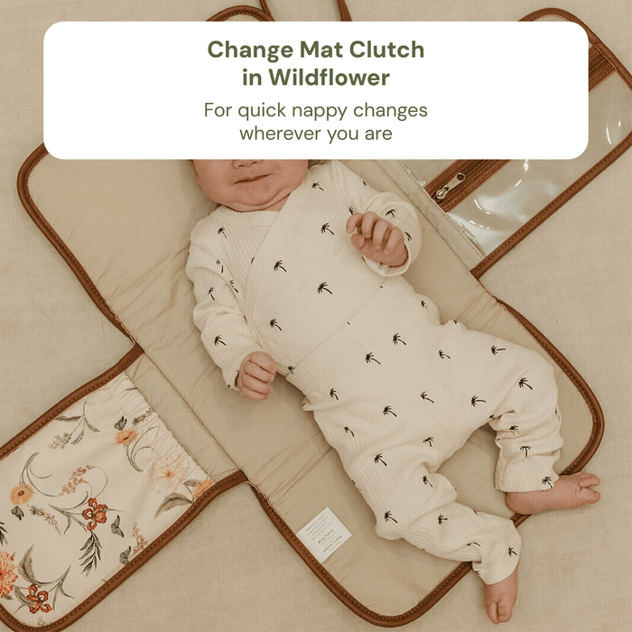 First Time Parent Nappy Bag Bundle - Oat & Wildflower