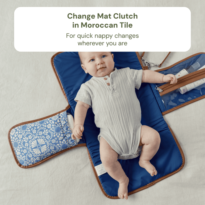 First Time Parent Nappy Bag Bundle -  Tan & Moroccan