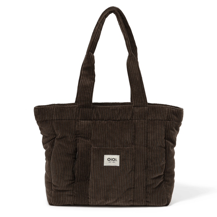 Everyday Tote - Chocolate Brown Corduroy (PRE-ORDER FOR AUGUST DELIVERY)