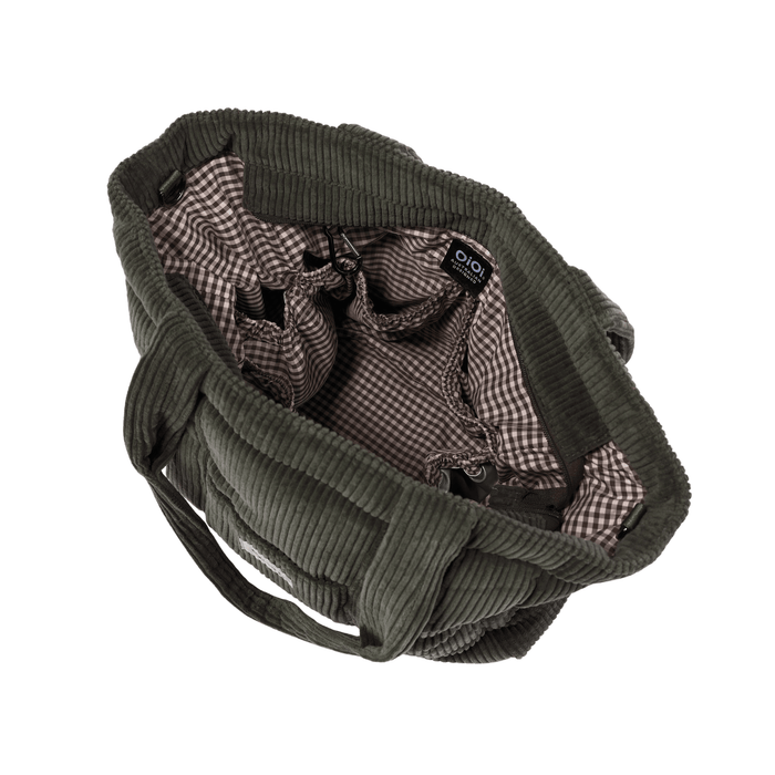 Everyday Tote - Moss Green Corduroy (PRE-ORDER FOR AUGUST DELIVERY)