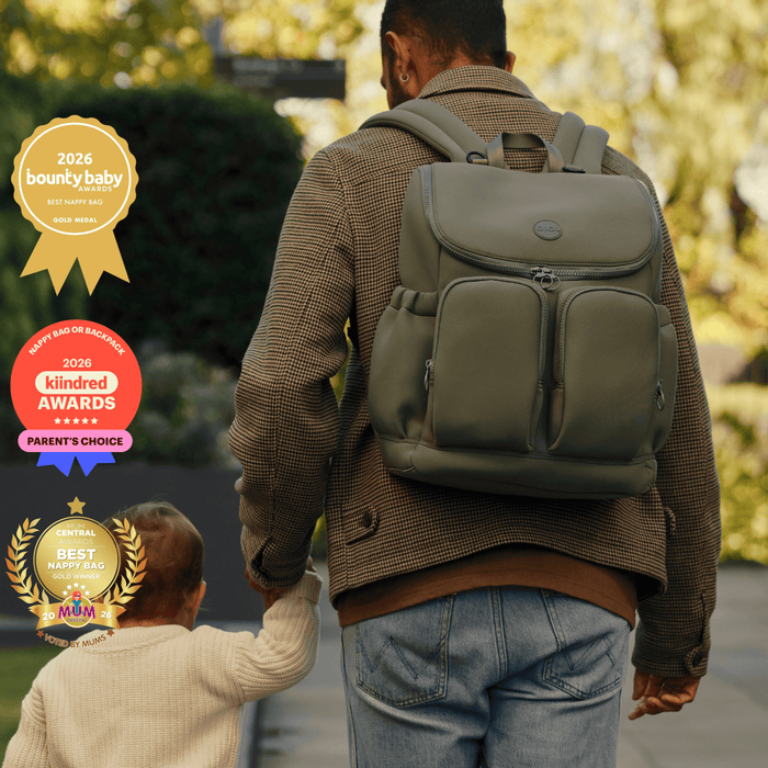 Signature Nappy Backpack - Sage Neoprene