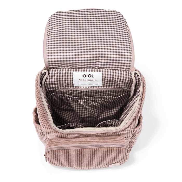 Signature Kids Backpack - Rose Pink Corduroy (PRE-ORDER FOR AUGUST DELIVERY)