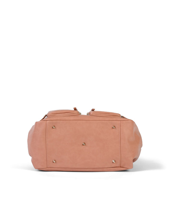 Carry All Nappy Bag - Dusty Rose Vegan Leather (SECOND)