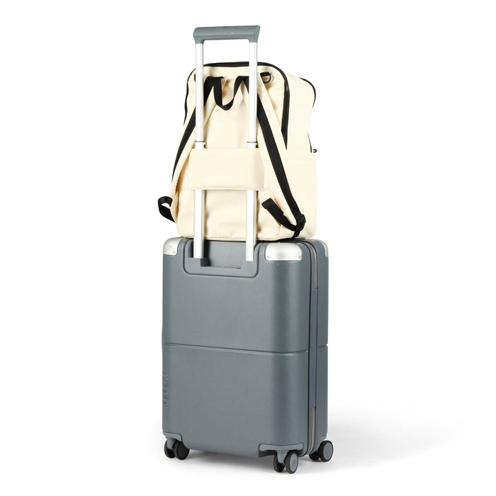 Multitasker Nappy Backpack - White Weatherproof (PRE-ORDER FOR FEBRUARY DELIVERY)