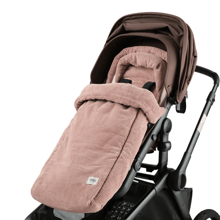 4-in-1 Convertible Footmuff - Rose Pink Corduroy (PRE-ORDER FOR AUGUST DELIVERY)