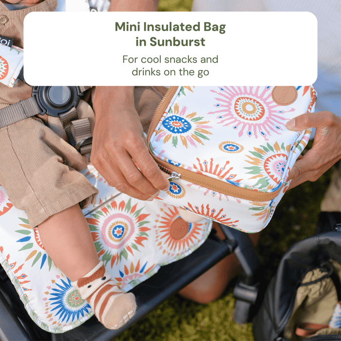 Baby & Toddler Nappy Bag Bundle – Weatherproof, Sunburst & Airmesh