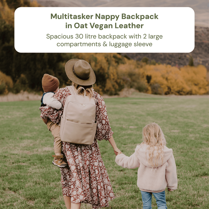 Baby & Toddler Nappy Bag Bundle – Oat, Mediterranean & Gingham