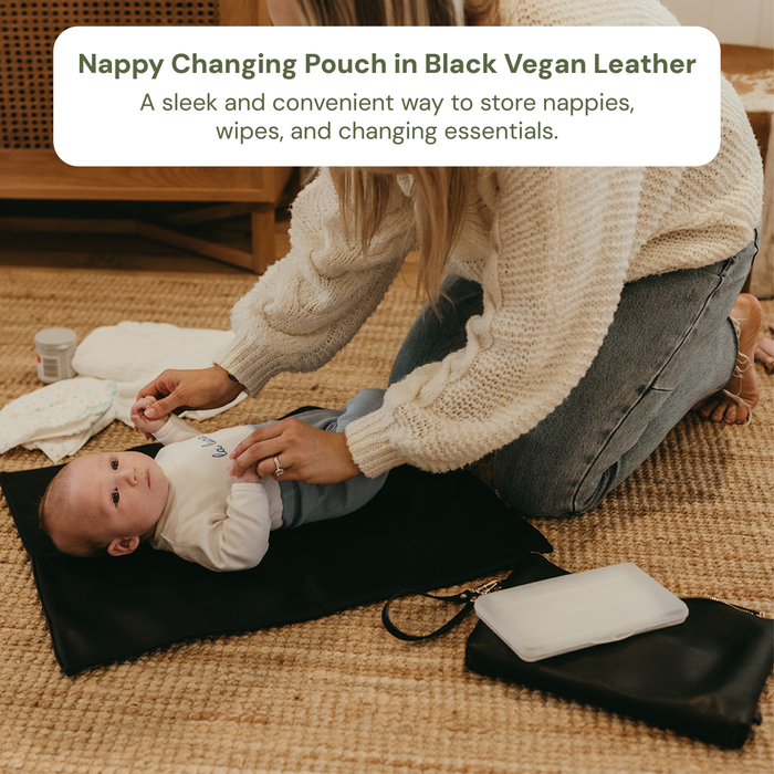 Triple Tote Baby Bag Bundle – Black & Houndstooth