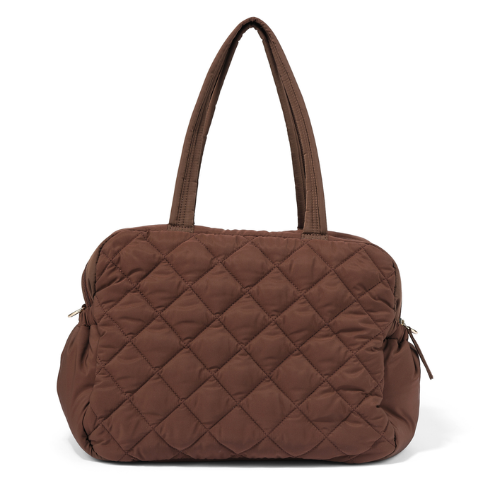 Carry All Nappy Bag - Puffy Chocolate Quilt