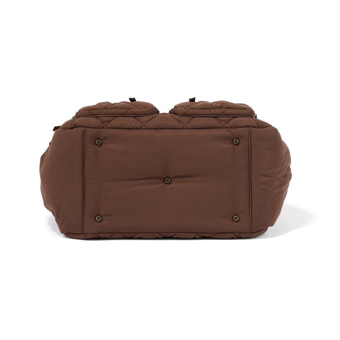 Carry All Nappy Bag - Puffy Chocolate Quilt