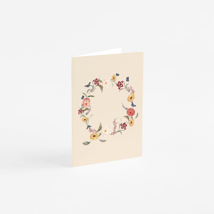 Wildflower Wreath Card