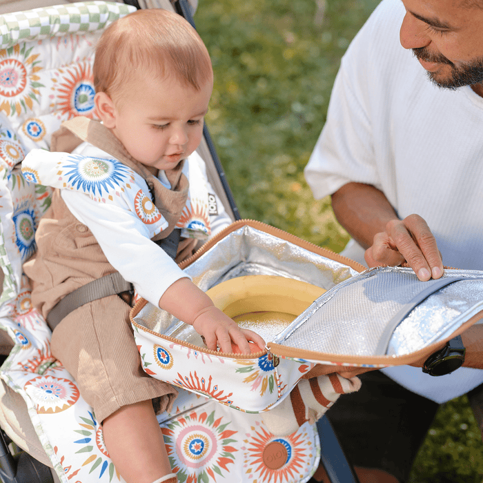 Mini Insulated Lunch Bag/Pumping Bag - Sunburst