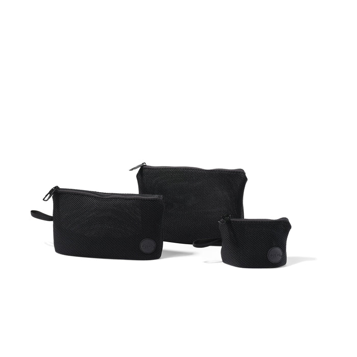 Packing Pouch Trio - Black Airmesh