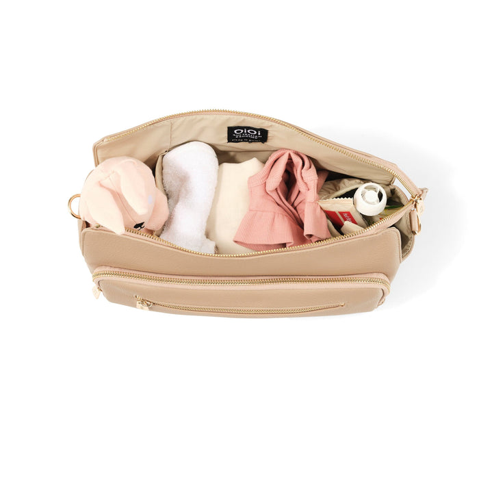 Multitasker Pram Caddy 2.0 - Oat Vegan Leather