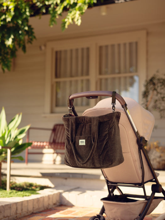 Everyday Tote - Moss Green Corduroy (PRE-ORDER FOR AUGUST DELIVERY)