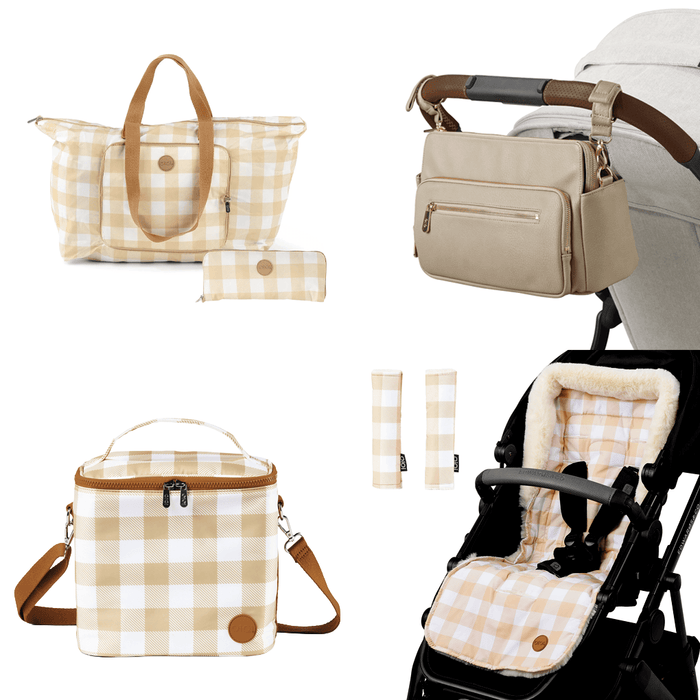 Pram Makeover Bundle - Oat & Gingham