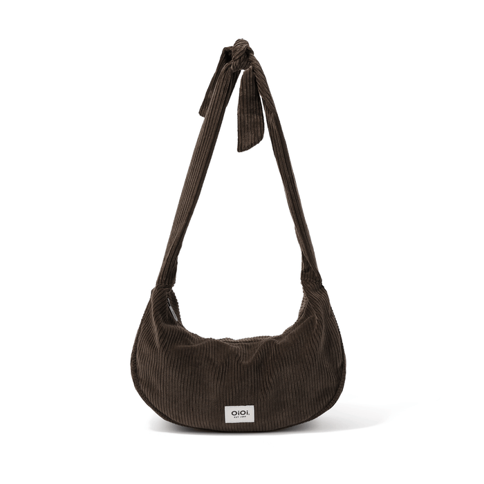Luna Crossbody - Chocolate Brown Corduroy (PRE-ORDER FOR AUGUST DELIVERY)