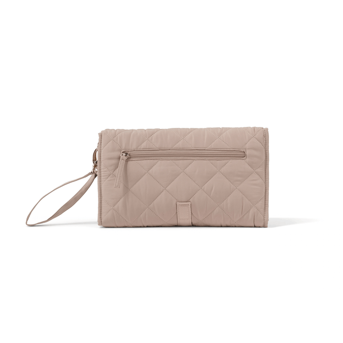 Change Mat Clutch - Puffy Beige Quilt