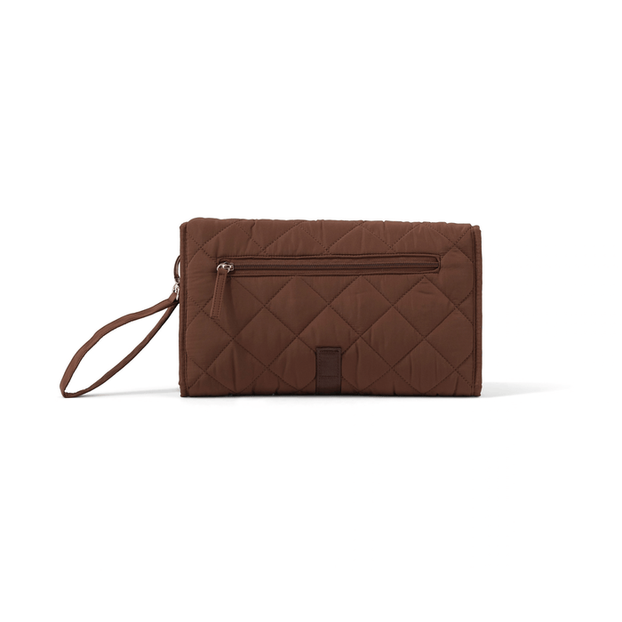 Change Mat Clutch - Puffy Chocolate Quilt