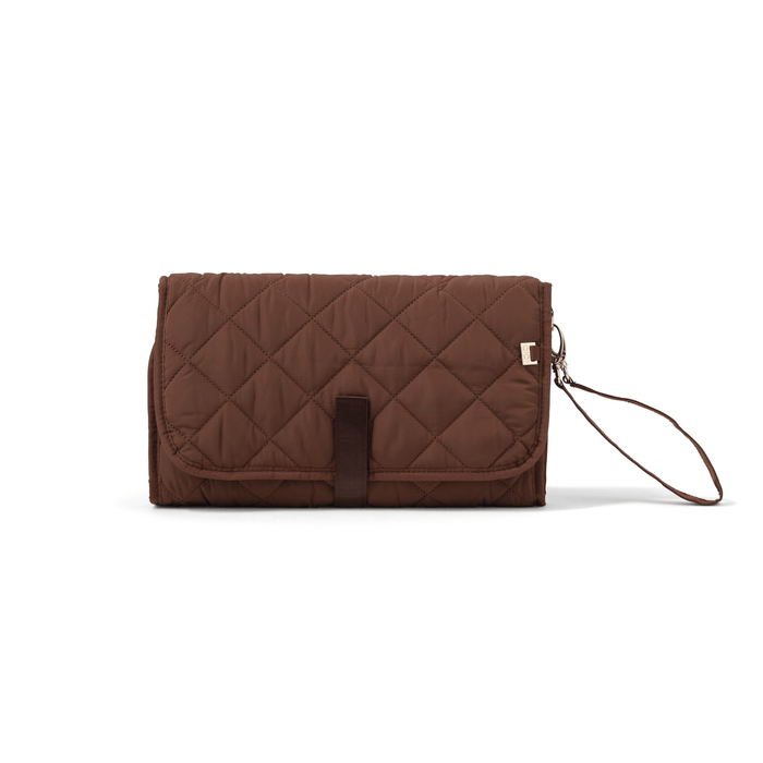 Change Mat Clutch - Puffy Chocolate Quilt