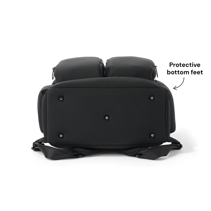 Signature Nappy Backpack - Black Neoprene