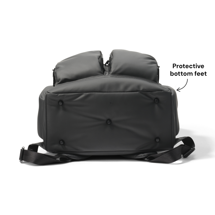 Signature Nappy Backpack - Black Weatherproof