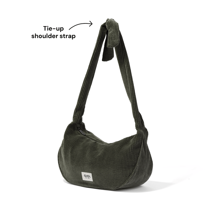 Luna Crossbody - Moss Green Corduroy (PRE-ORDER FOR AUGUST DELIVERY)