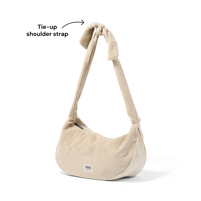 Luna Crossbody - Cream Corduroy (PRE-ORDER FOR AUGUST DELIVERY)
