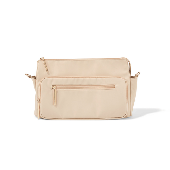 Multitasker Pram Caddy 2.0 - Beige Nylon (PRE-ORDER FOR FEBRUARY DELIVERY)