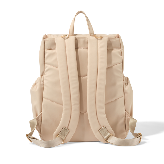 Signature Nappy Backpack - Beige Nylon (PRE-ORDER FOR FEBRUARY DELIVERY)