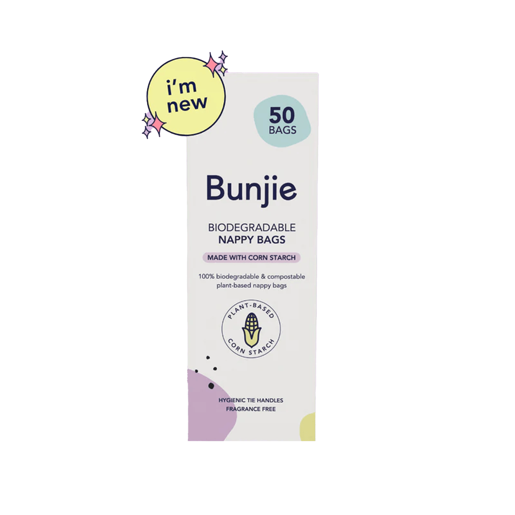 Bunjie Biodegradable Nappy Bags 50 Pack - Main Image