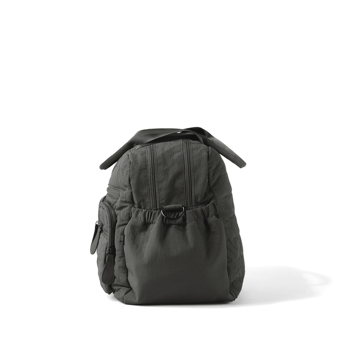 Carry All Nappy Bag - Olive Houndstooth Quilt