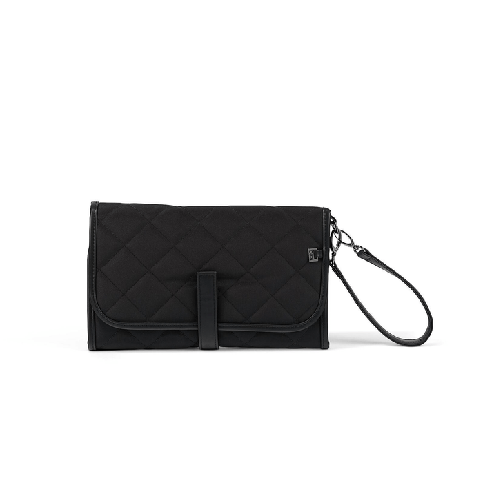 Change Mat Clutch - Black Quilt