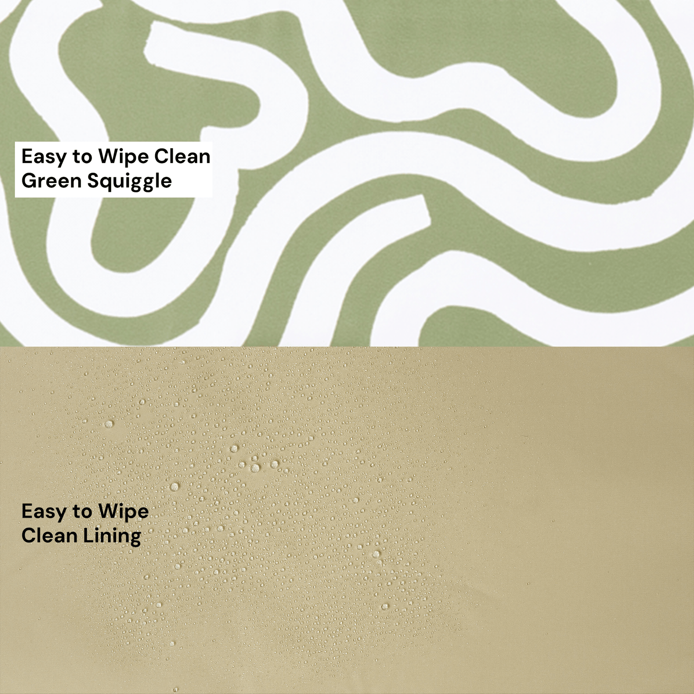 Change Mat Clutch - Green Squiggle — OiOi