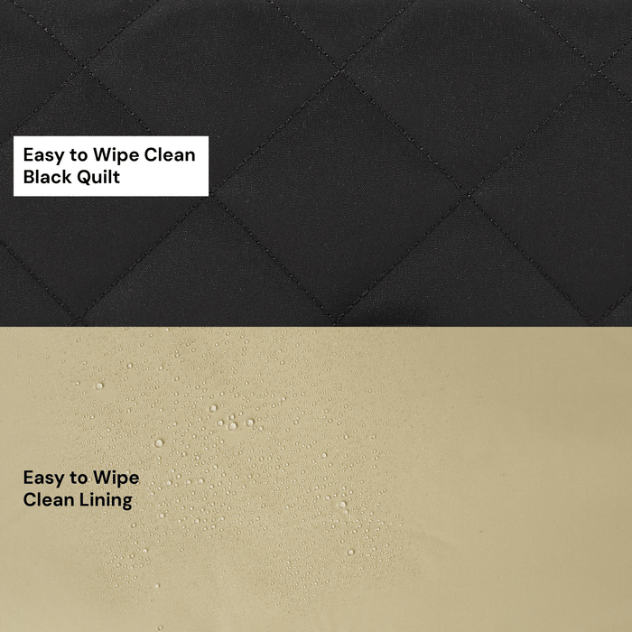 Change Mat Clutch - Black Quilt