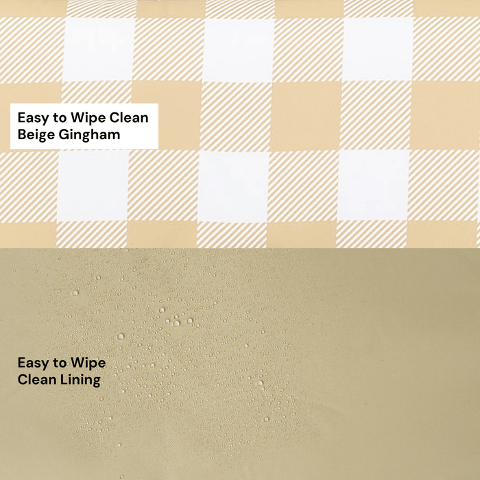 Change Mat Clutch - Beige Gingham