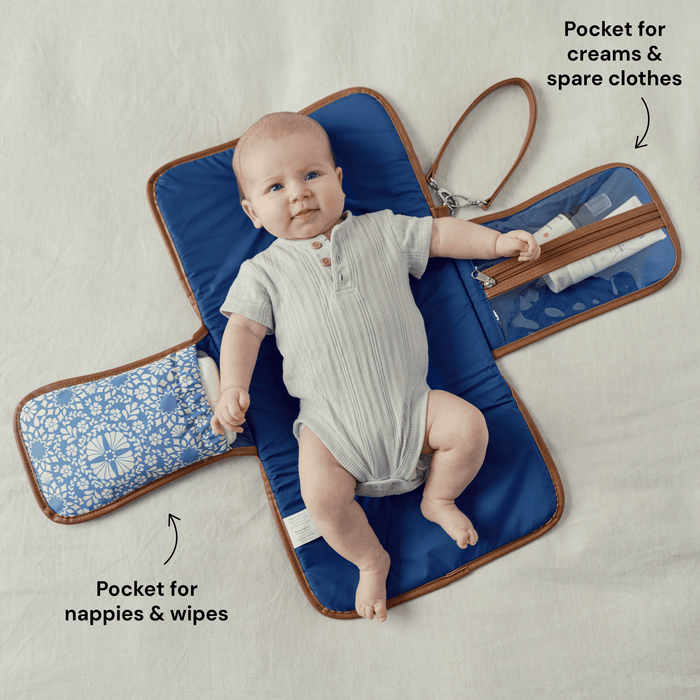 Change Mat Clutch Moroccan Tile — OiOi - Main Image