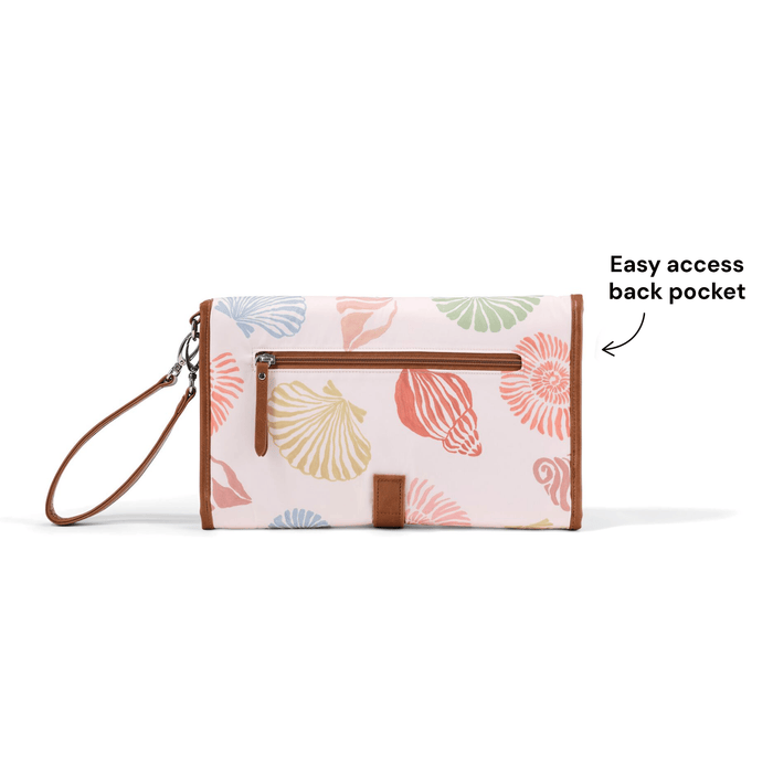 Change Mat Clutch - Seashells (PRE-ORDER FOR FEBRUARY DELIVERY)