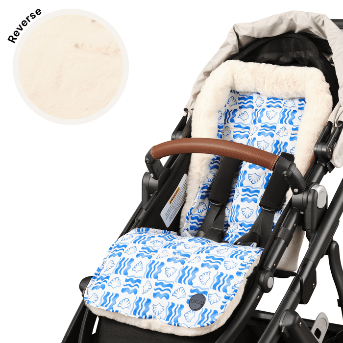 Cozy Fleece Pram Liner - Coastline (PRE-ORDER FOR LATE JANUARY DELIVERY)