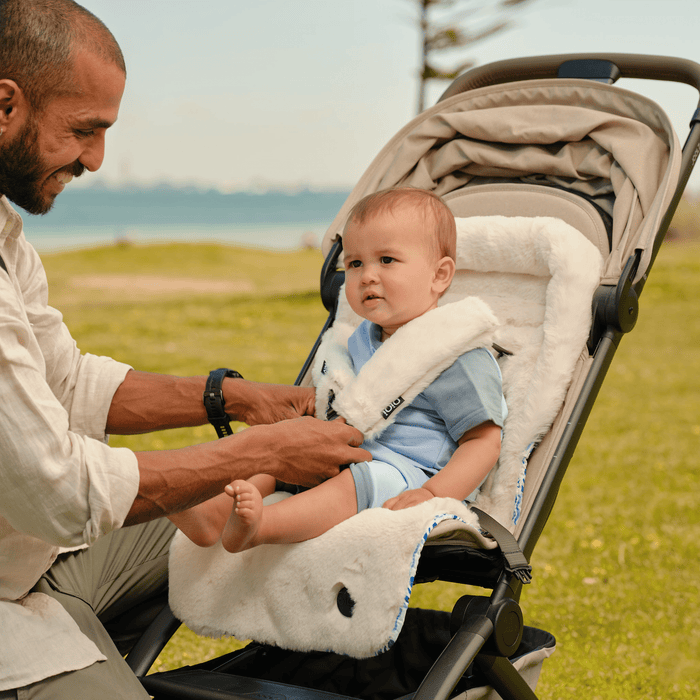 Cozy Fleece Pram Liner - Coastline (PRE-ORDER FOR LATE JANUARY DELIVERY)