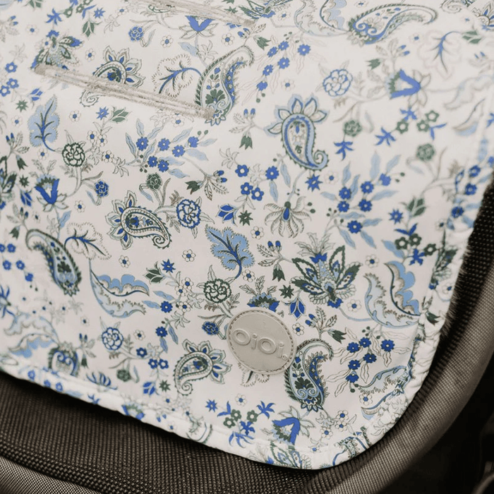 Cozy Fleece Pram Liner - Blue Paisley (PRE-ORDER FOR LATE MAY DELIVERY)