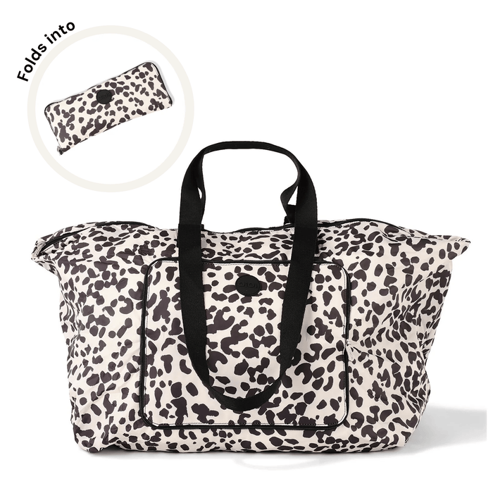 Fold-Up Tote - Leopard