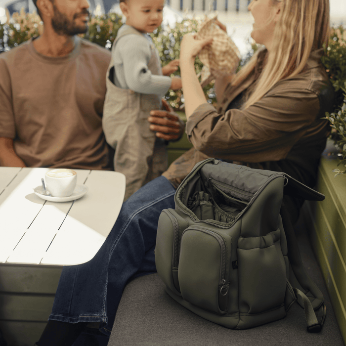 Signature Nappy Backpack - Sage Neoprene