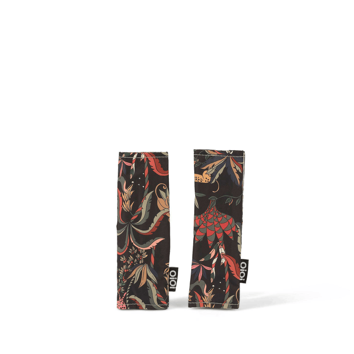 Reversible Pram Harness Cover Set - Jungle Black/White