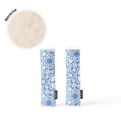 Reversible Pram Harness Cover Set - Moroccan Tile/Faux Fur